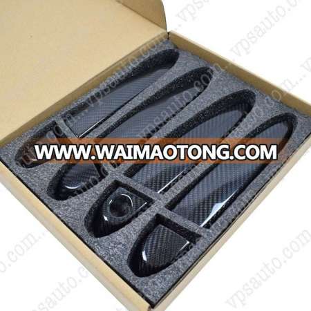 4 PCS Door Carbon fiber Door Handle Cover for BMW 3 Series F30 F35 E90 E92 E93